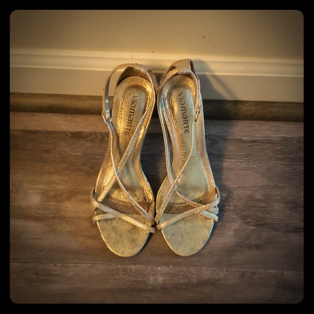 Via Marte Strappy High Heels